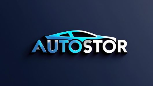 اعطني logo لمشروع بيع السيارات اسمه autostor